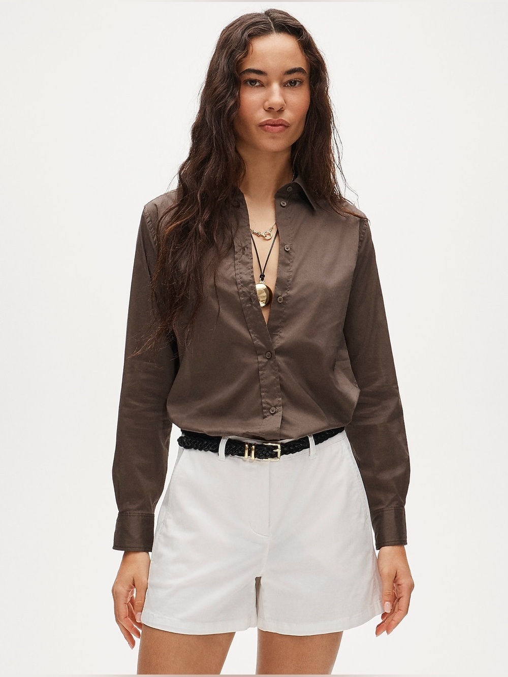 NWT J. Crew 4" Heritage Chino Short in White, C1577, Size 18